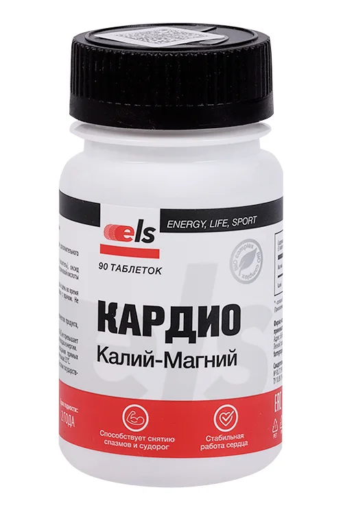 Кардио Калий-Магний 0,5 гр 90 шт таблетки