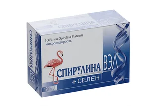 Спирулина Вэл+Селен 0,5 гр 120 шт таблетки