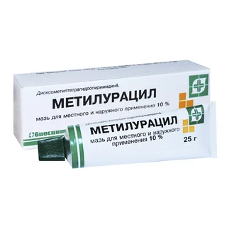 Метилурацил Мазь для местного и наружного применения 10% Туба 25 гр