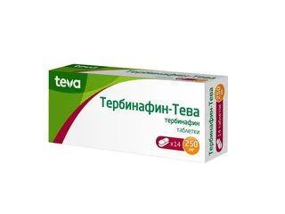 Тербинафин-Тева 250 мг 14 шт таблетки