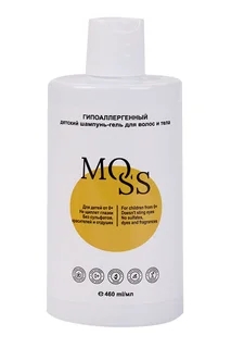 Шампунь-гель Moss 2в1 гипоаллергенный детский для волос / тела 460 мл