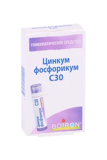Цинкум фосфорикум 4 гр гранулы гомеопатические C30