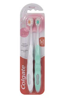 Зубная щетка Colgate Cushion Clean 1+1 в подарок промоупаковка мягкая