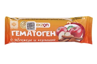Гематоген яблоко-корица, 40 г
