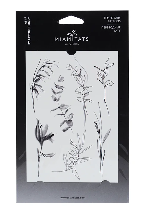 Тату переводные Miamitats As if by Tattoo Honey (middle) (2579)
