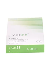Линзы Clearlab Clear58 контактные R 8,3 (диоптрия -8,0) 6 шт