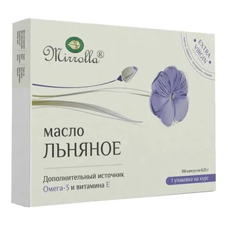 Льняное Масло Капс. 100 шт