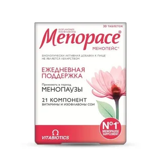 Менопейс Изофлавоны таблетки 1118 мг 30 шт БАД