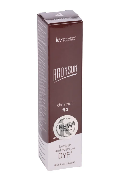 Краска Innovator Cosmetics Bronsun для ресниц и бровей каштан 15 мл