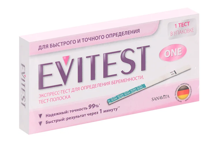 Тест на опред беремен Эвитест