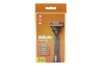 Бритва Gillette fusio№5 с 3 сменными кассетами