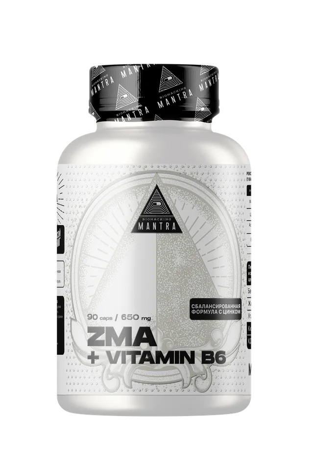 Mantra "ZMA+B6"- 90 капсул 800 мг