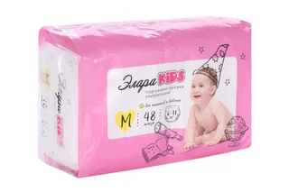 Подгузники-трусики ультратонкие Элара Kids дет р M (6-11 кг) 48 шт (88248)