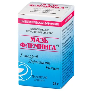 Флеминга Мазь для местного и наружного применения гомеопатические банка 25 гр