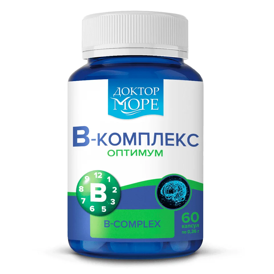 B-комплекс оптимум 60 капсул Доктор Море