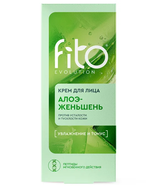 Крем Fito Evolution алоэ / женьшень для лица, 50 мл