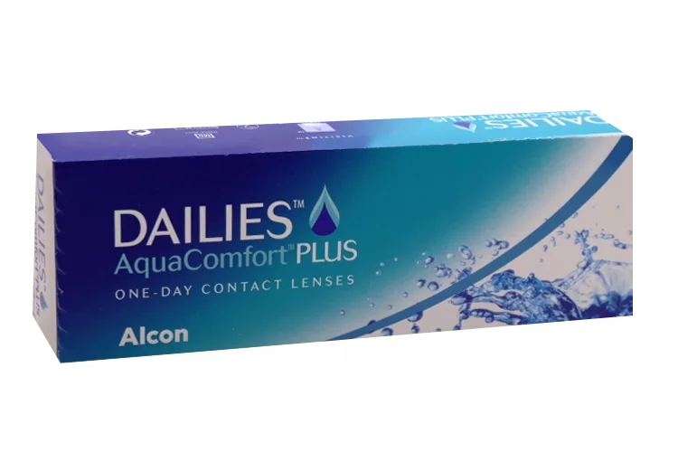 Линзы Alcon Dailies Aqua Comfort Plus контактные однодневные (диоптрия -5,75) 30 шт