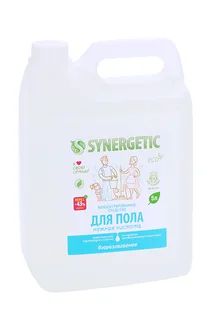 Средство Synergetic универсальное для мытья пола Нежная чистота 5 л