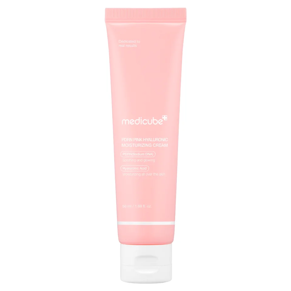 Пептидный крем с гиалуроновой кислотой и PDRN Pink Hyaluronic Moisturizing Cream 50 мл Medicube