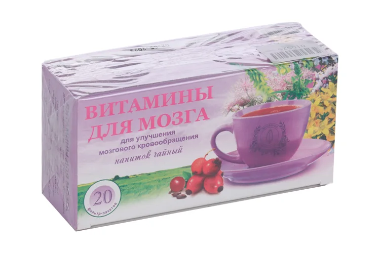 Чайный напиток витамины для мозга 20 шт ф/п