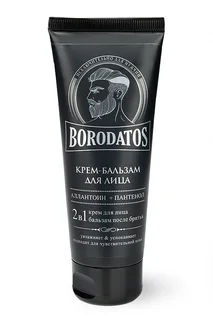 Крем-бальзам Borodatos 2 в 1 для чувствительной кожи лица после бритья 75 мл