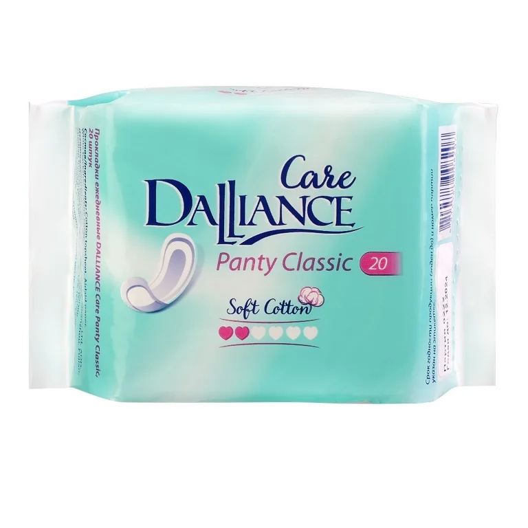 Прокладки гигиенические ежедневные Dalliance Care Panty Classic 20 шт (Китай)