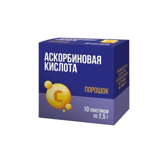 Pl Аскорбиновая Кислота Порошок пакеты 2,5 гр 10 шт