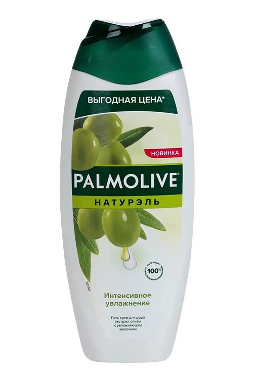 Гель-крем для душа Palmolive Натурэль Интенсив увлаж Олива и Увлаж молоч 450 мл
