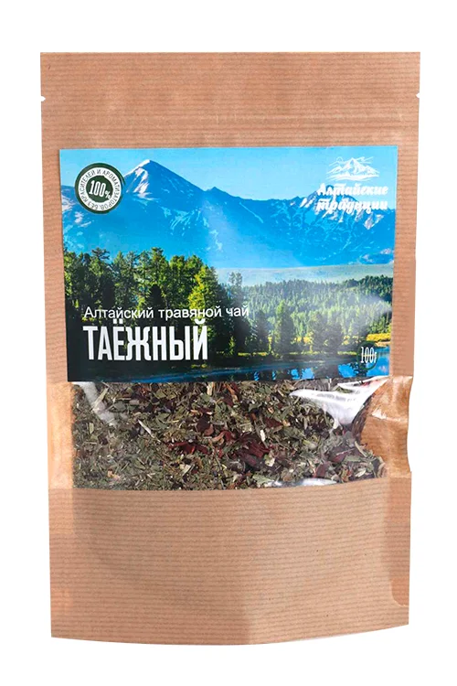 Чай травяной Фито энергия Таежный 100 гр крафт-пакет