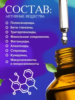 Рейши гриб (мицелий) экстракт ДК СО2 клеточный сок Экстравар 15 мл