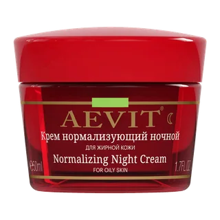 Крем Нормализующий ночной для жирной кожи Aevit 50 мл Librederm