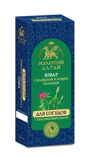 Взвар Золотой Алтай без алког Для сосудов с Облепиховым соком клевер / хвощ 250 мл