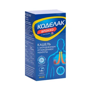 Коделак Бронхо С Чабрецом Сироп флакон 200 мл