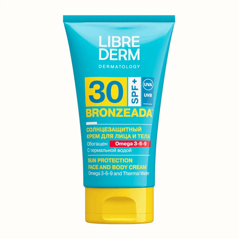 Либридерм Бронзиада Крем Spf 30 С Омега 3-6-9 И Термальной Водой 150 мл