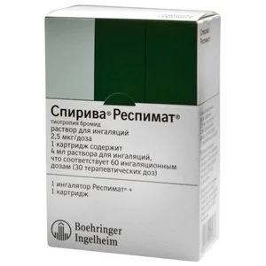 Спирива раствор 2.5 мкг / доза 4 мл