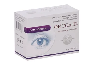 Фитосбор Алфит Плюс Фитол-12 для улучшения зрения 2 гр 60 шт брикеты