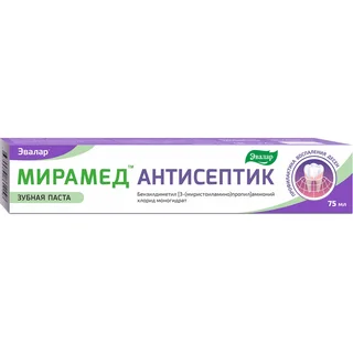 Мирамед Антисептик паста зубная туба 75 мл