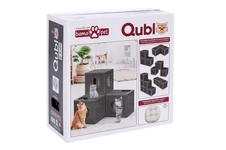 Домик Bama PET Qublo для кошек 35×35×35 см бежевый