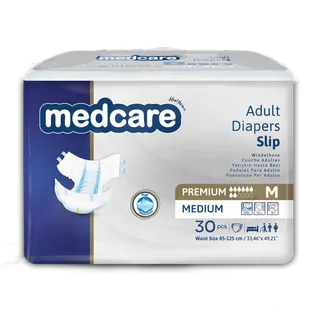Подгузники Medcare для взрослых Premium M 85-125 см. 30 шт