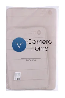 Набор ковриков Carnero Home для ванной и туалета 2 шт (бежевый)