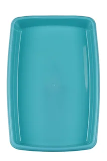 Лоток Чистый котик для кошек 37×25×7 см синий