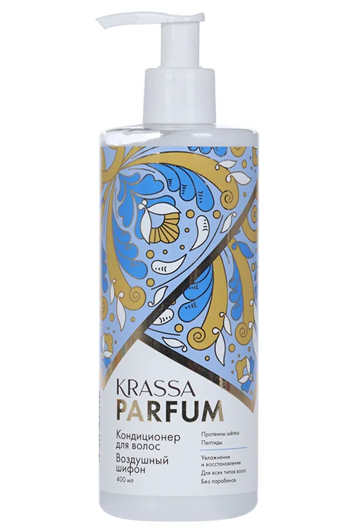 Кондиционер Krassa Parfum Воздушный шифон для волос 400 мл