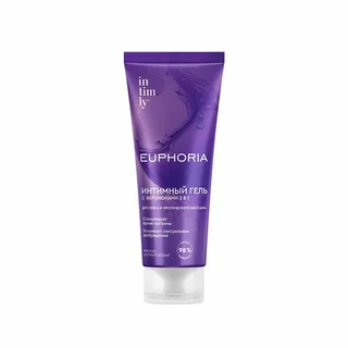 Гель Intimly Euphoria интимный с феромонами 2в1 мускус / иланг-иланг, 75 мл