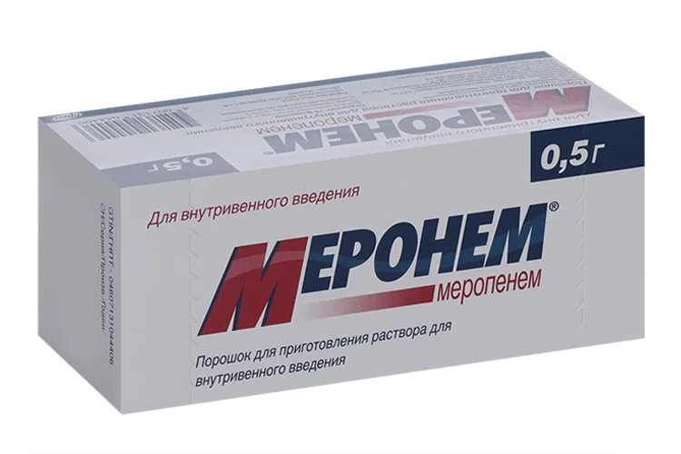 Меронем порошок 500 мг 10 шт