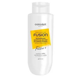 Шампунь-филлер Concept Fusion Plumping Power регенерация для кожи головы и волос, 500 мл