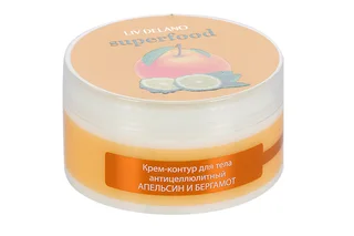 Крем-контур Liv Delano Superfood антицелюлитный апельсин / бергамот для тела 240 гр