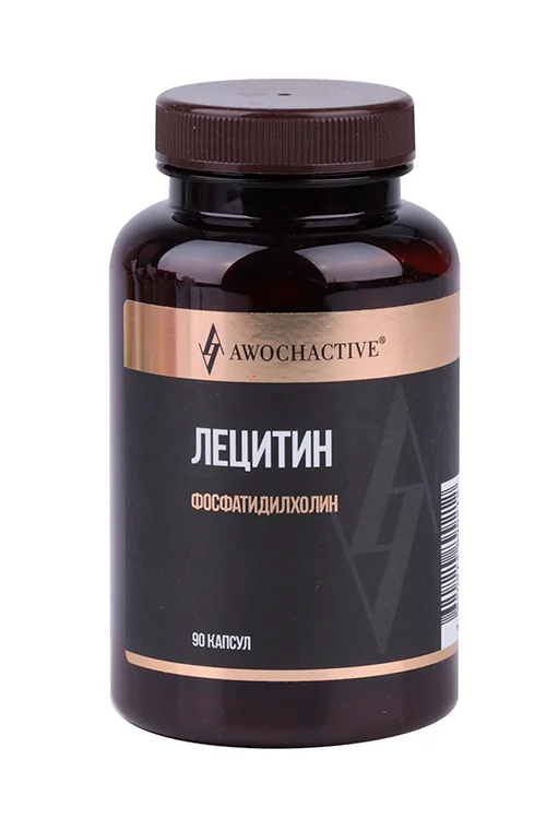 Лецитин Awochactive, 1 650 мг, 90 шт, капсулы