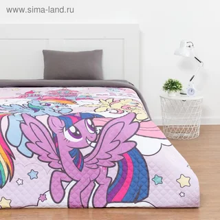 Покрывало "Friends" Мой маленький пони 1,5 сп 145×210 см микрофибра