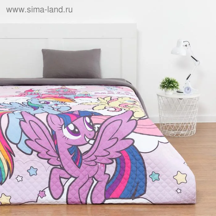 Покрывало "Friends" Мой маленький пони 1,5 сп 145×210 см микрофибра