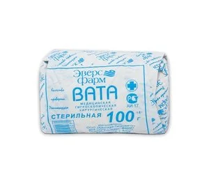 Вата хир. стер. 100г